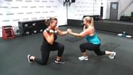 Partner workout of the day (Image via Getty Images)